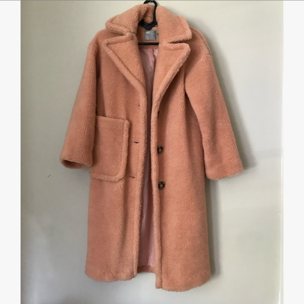 *LAST OFFER; MUST GO* ASOS Sherpa Long Collared Coat